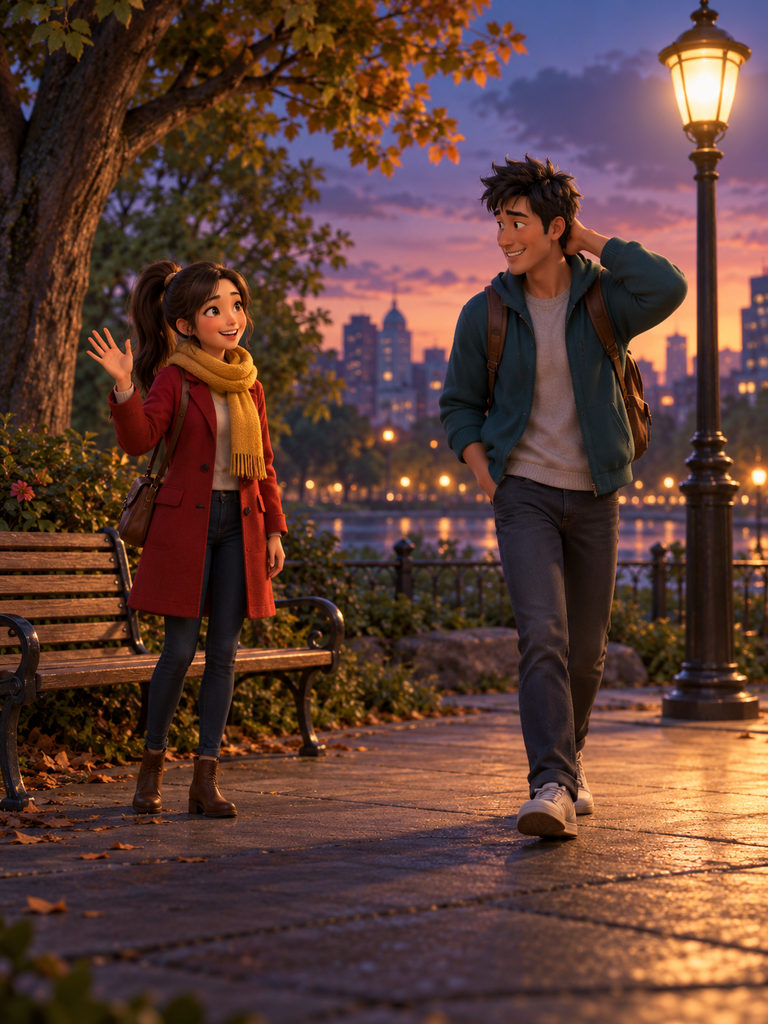 The scene as cinematic 3D animation